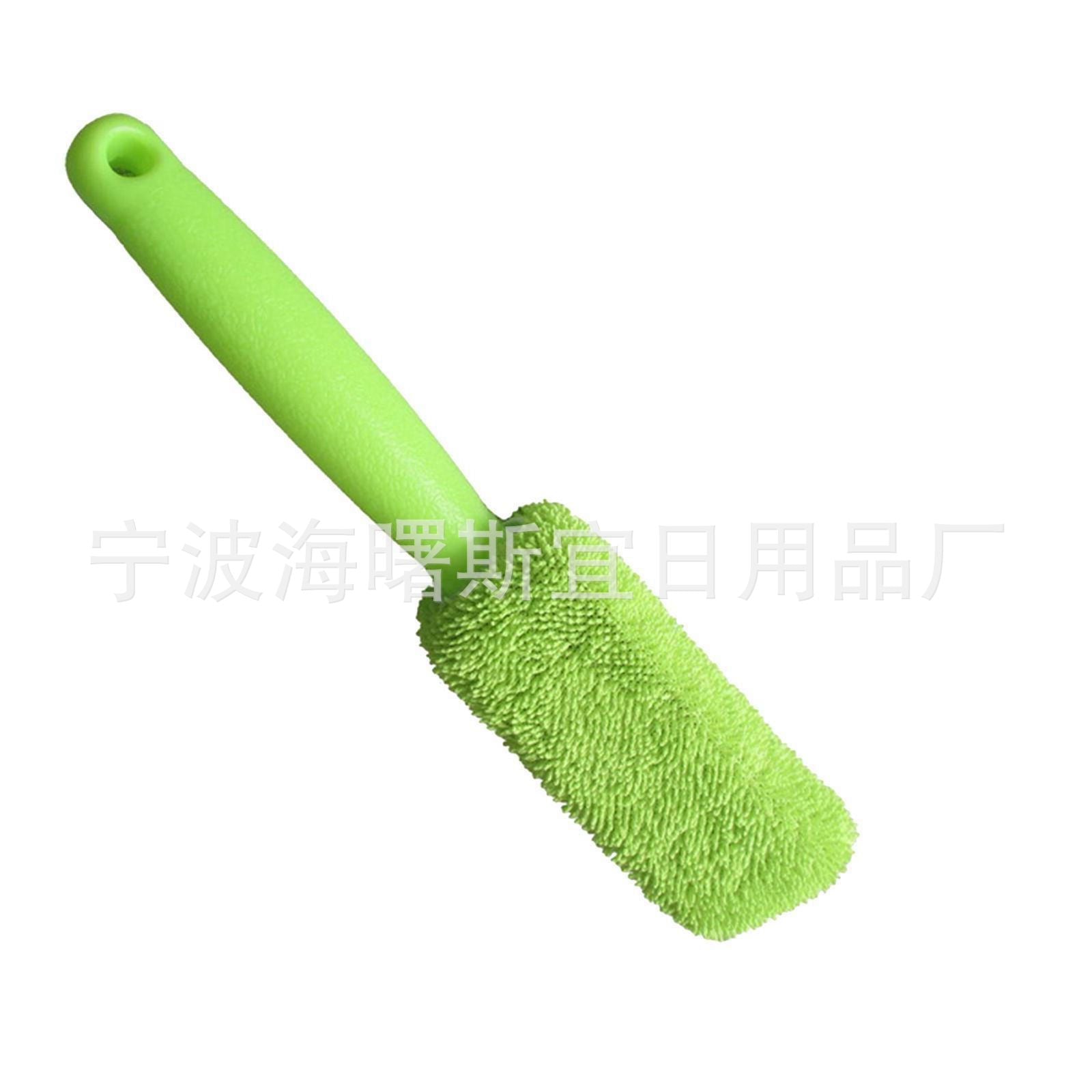 Microfiber Long Handle Wheel Brush and Tire Cleaner Tool