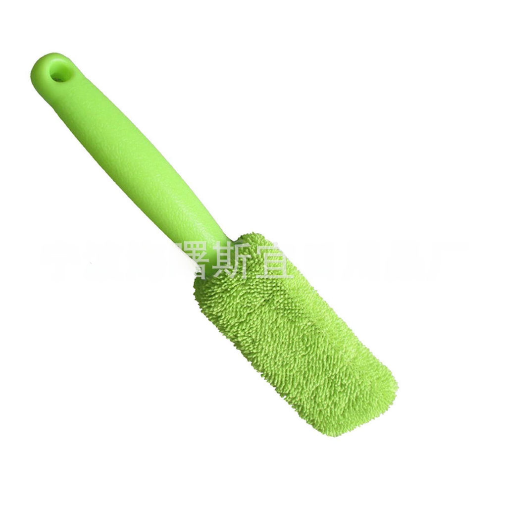 Microfiber Long Handle Wheel Brush and Tire Cleaner Tool
